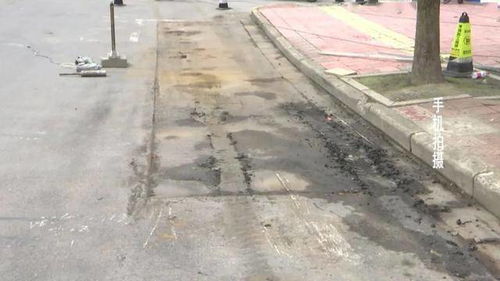 市區工農路路面輕微下沉 與地鐵施工無關